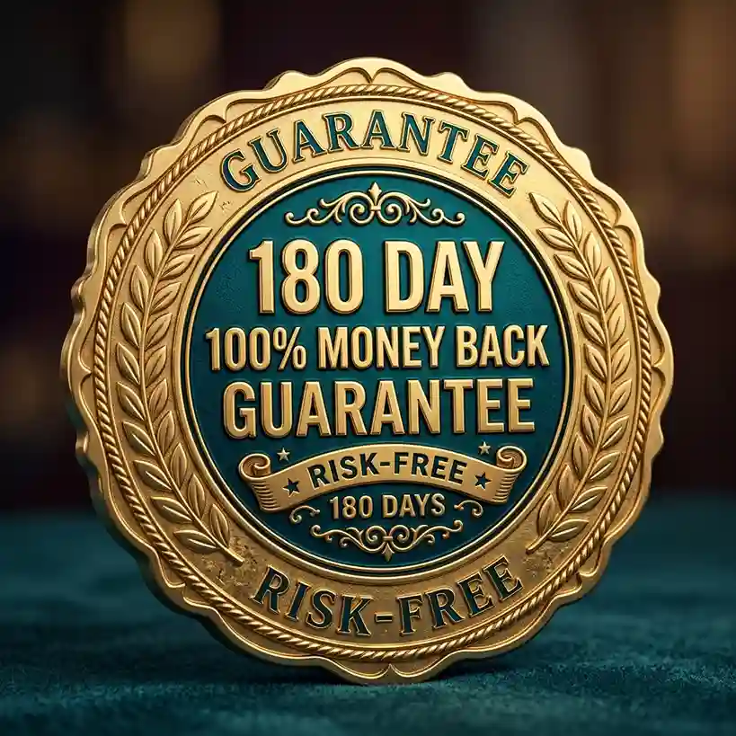 60-day money-back guarantee seal